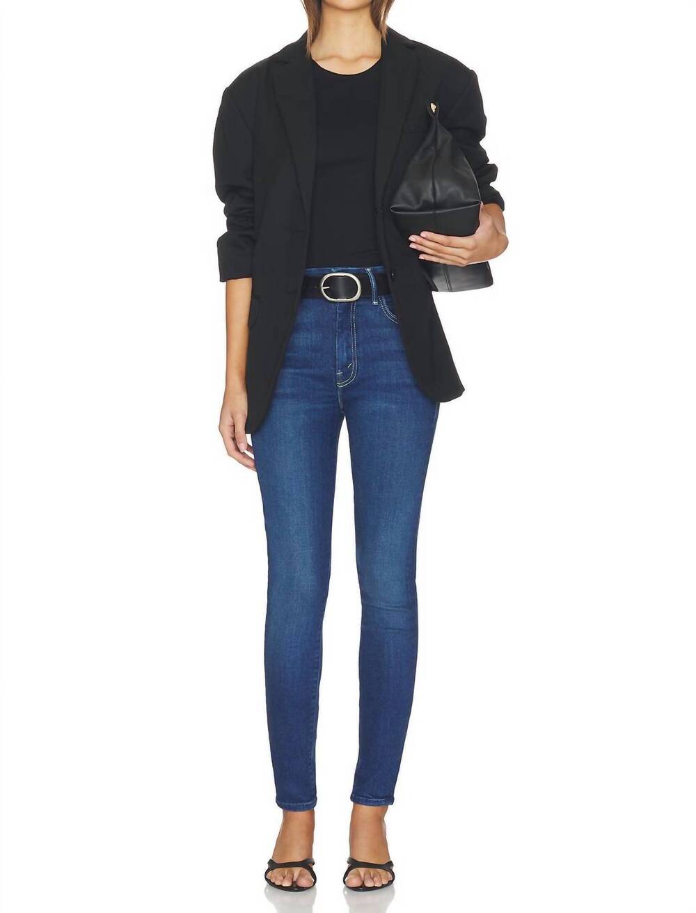 NEW MOTHER high waisted looker jeans in cocktail hour